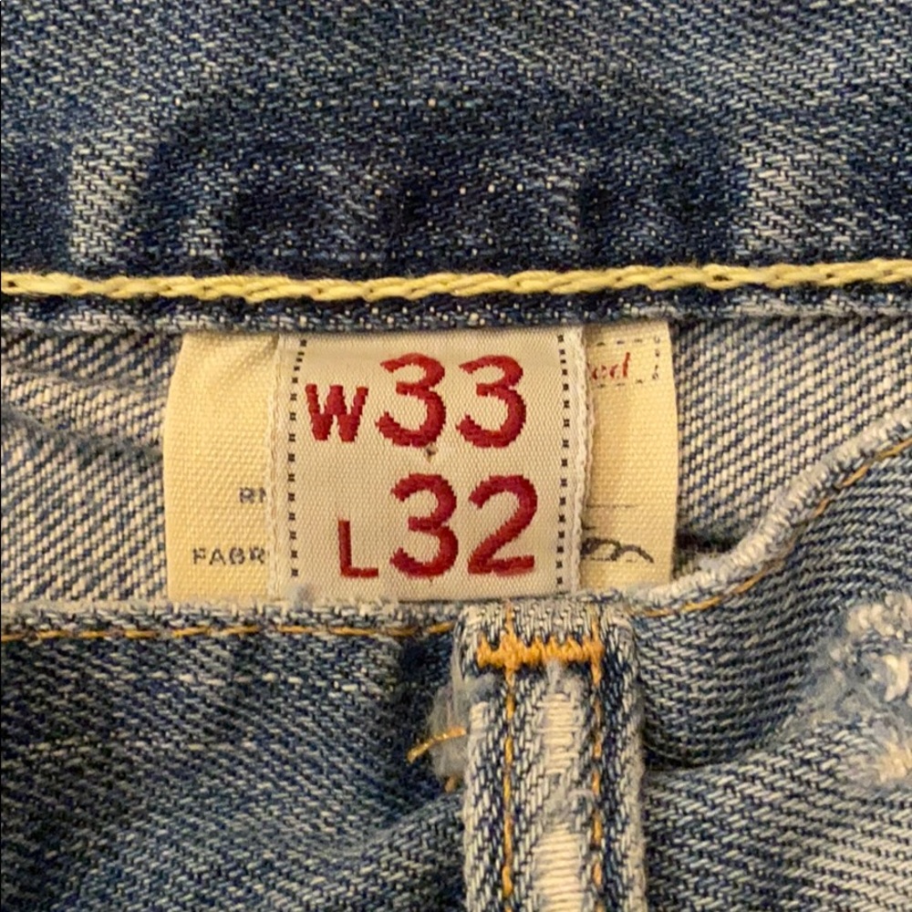 VINTAGE ABERCROMBIE & FITCH ORIGINAL 5 POCKET DENIM MENS BLUE JEANS ⭐️⭐️⭐️⭐️⭐️ - Picture 8 of 16